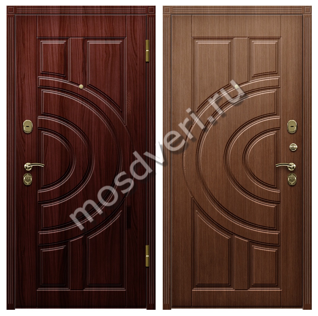 Входная дверь с одной створкой в дом МДФ с двух сторон - купить от производителя Мосдвери Входная дверь с одной створкой в дом МДФ с двух сторон