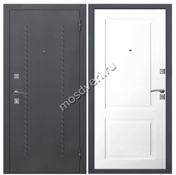 Серая входная дверь в квартиру SVDV-09 - купить от производителя Мосдвери Серая входная дверь в квартиру SVDV-09