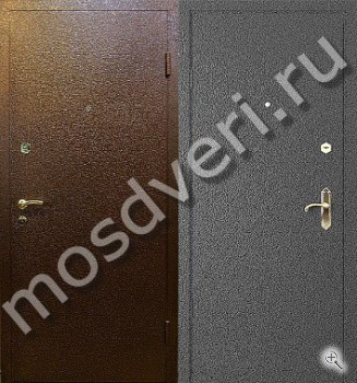Металлическая шумоизоляционная дверь с порошковым окрасом с двух сторон - купить от производителя Мосдвери Металлическая шумоизоляционная дверь с порошковым окрасом с двух сторон
